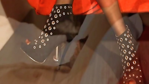 Shemale domination and tranny domination in sexy lingerie