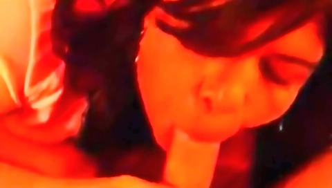 Horny mature stepbrother rides her stepson's cock in POV