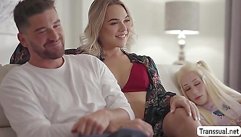 Sexy young blonde slut take revenge you with her boyfriend