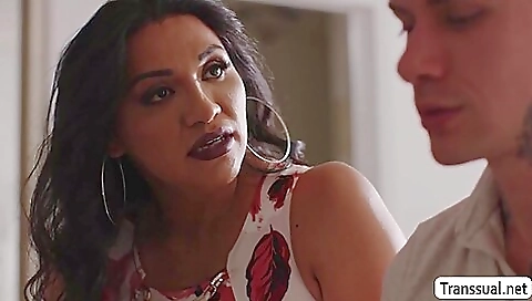 Sexy brunette hair with a sex after olivia