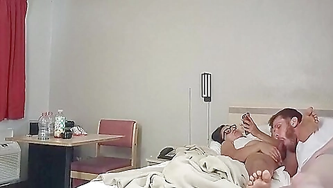 Sexy blonde plays with her tight body