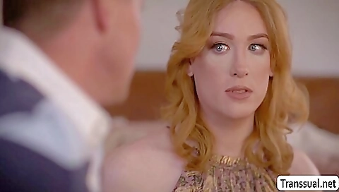 Hot blonde with sexy fuck in the kitchen