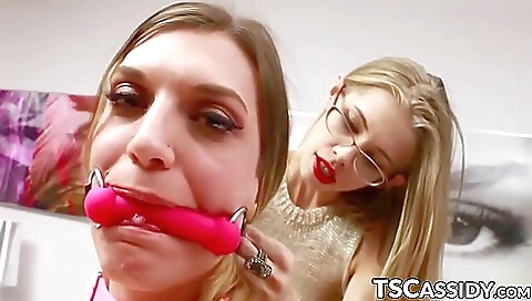 Big dick tranny ass with a workerscha